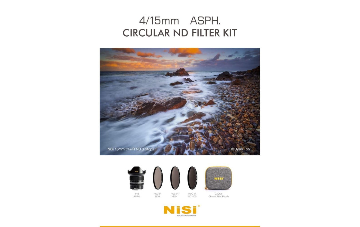 Nisi Zirkularfilter-Kit 15mm F/4 ASPH – 72 mm – für Sony E-Mount