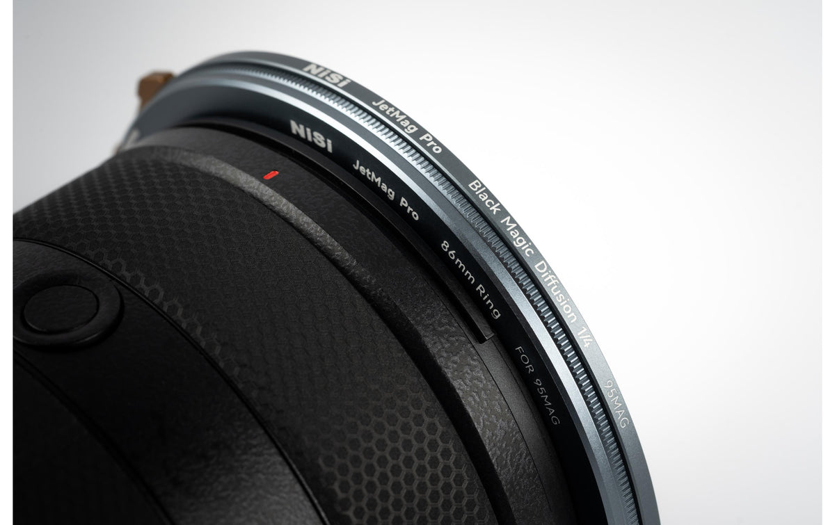 NiSi Black Magic Diffusion Diffusionsfilter – 95 mm – für JetMag Pro Magnetsystem – Grau