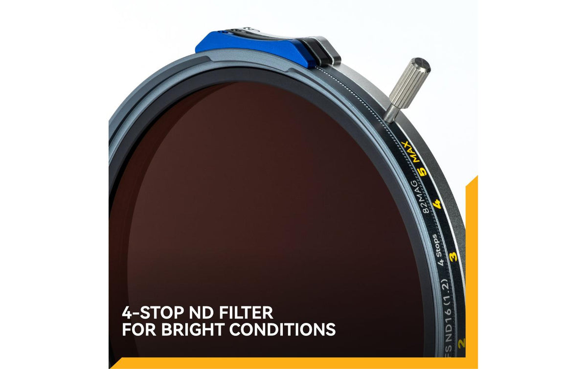 NiSi JetMag Pro Filter-Kit – 82 mm VND (ND4), Mist – für 67/72/77 mm Gewinde und mehr – 10er-Pack