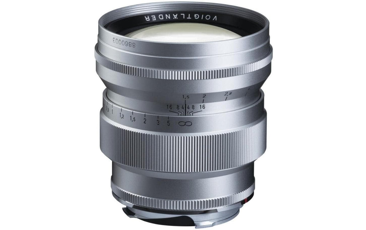 Voigtländer Nokton 75 mm f/1,5 VM Objektiv für Leica M – Silber