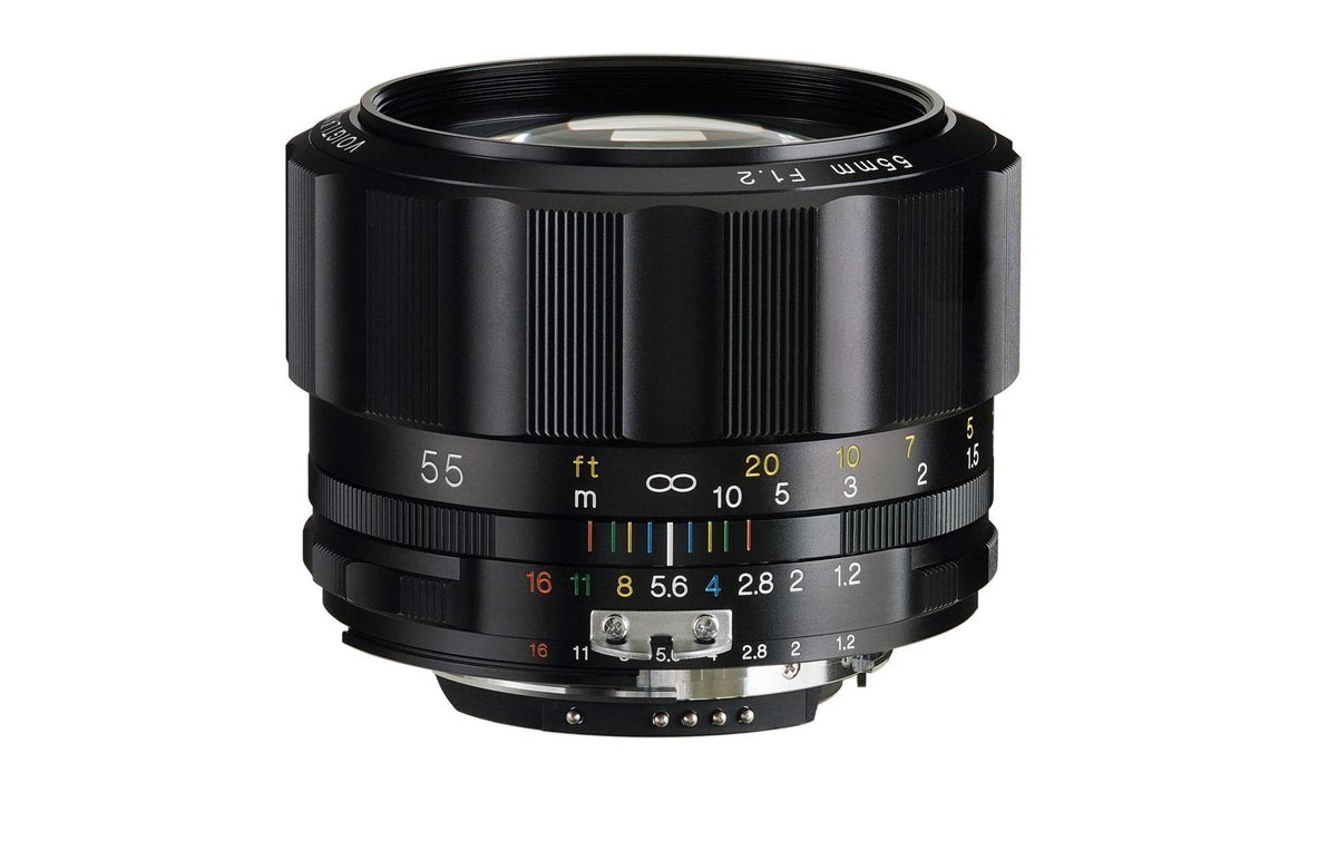 Voigtländer Nokton 55 mm f/1.2 SL II-S – Standardobjektiv – für Nikon F – Schwarz