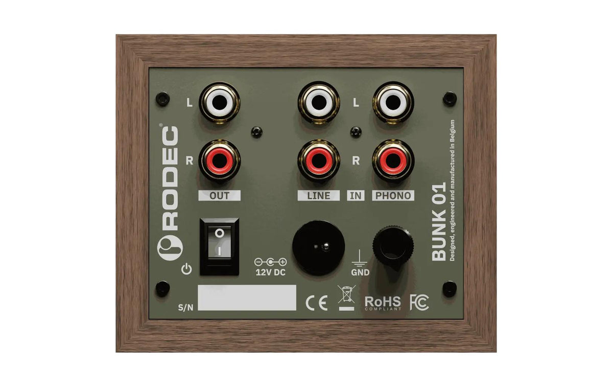 Rodec 01 – Audio-Konverter – Phono zu Cinch – Netzbetrieb – Nussbaum