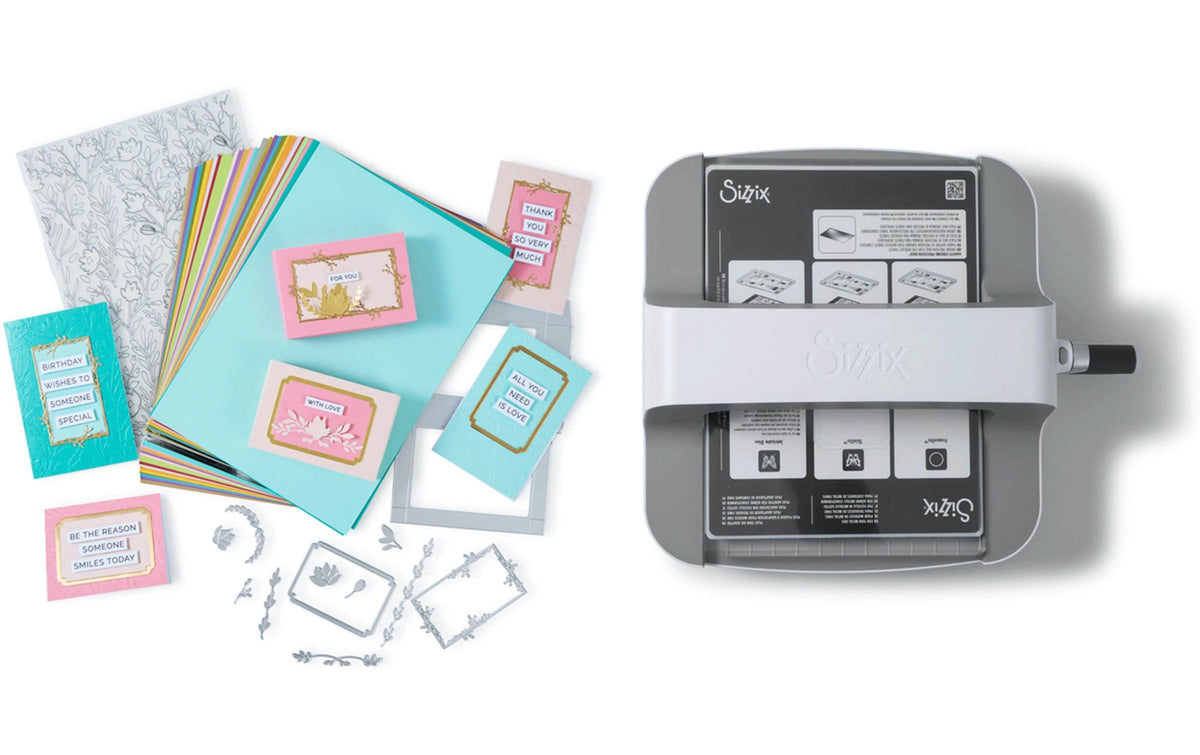 Sizzix Big Shot PLUS – Stanz- & Prägemaschine, Starter-Kit
