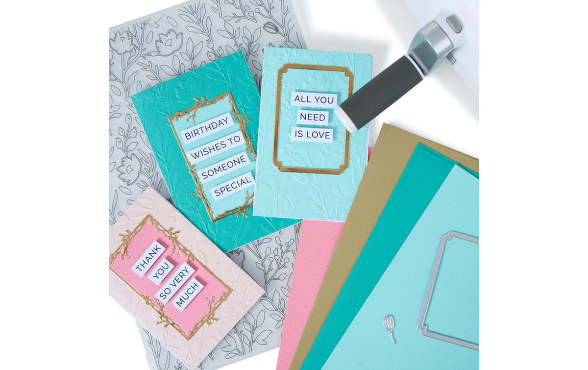 Sizzix Big Shot PLUS – Stanz- & Prägemaschine, Starter-Kit