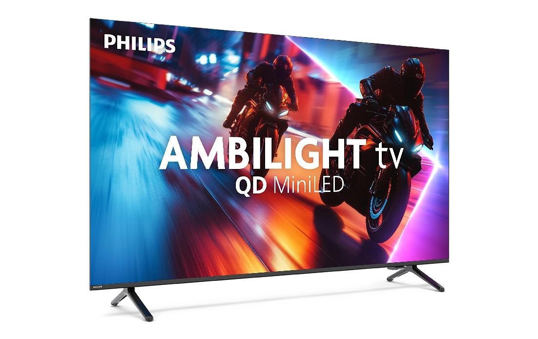 Philips 55MLED910/12 – 55" TV – 4K UHD – QD Mini-LED – Titan OS – 144 Hz – Dolby Vision, HDR10+
