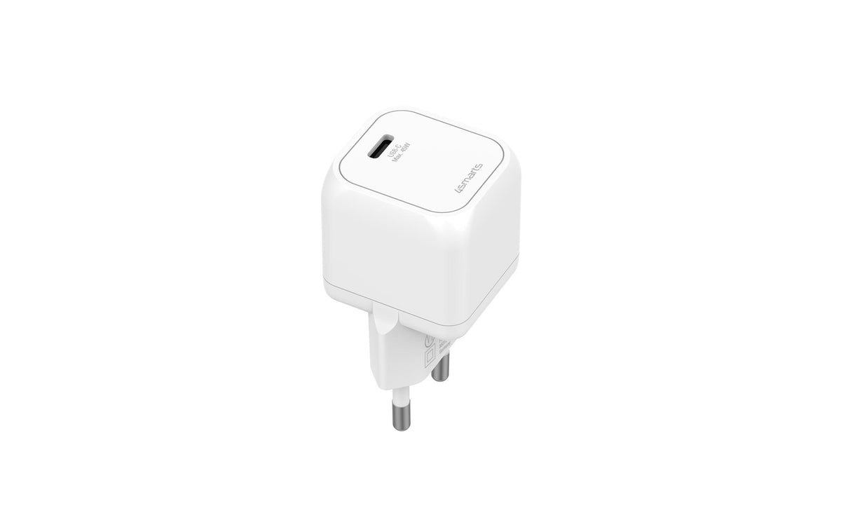 4smarts SiC USB-Ladegerät 45 W – USB-C×1 – Weiss
