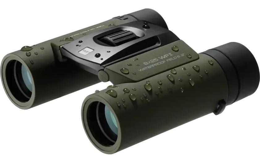 Om system Olympus Kompaktfernglas WP II – 8×25 mm, grün