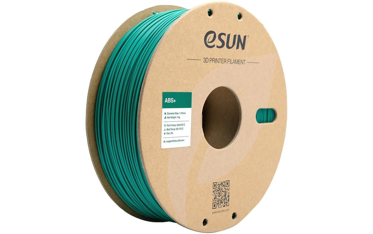 eSUN 3D-Drucker-Filament ABS 1,75 mm Grün, 1 kg – für Bambu Lab P1P/X1, Voron 2.4, Raise3D und andere