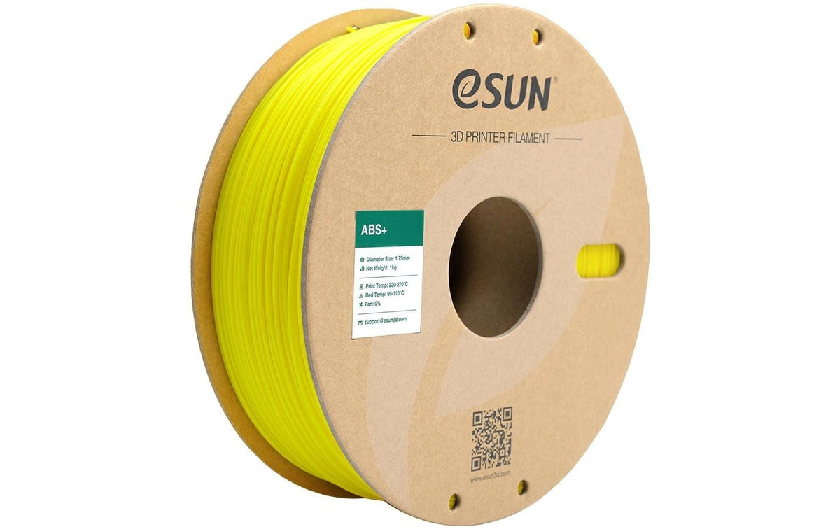 eSUN 3D-Drucker-Filament ABS 1,75 mm Gelb, 1 kg – für Bambu Lab P1P/X1, Voron 2.4, Raise3D und andere