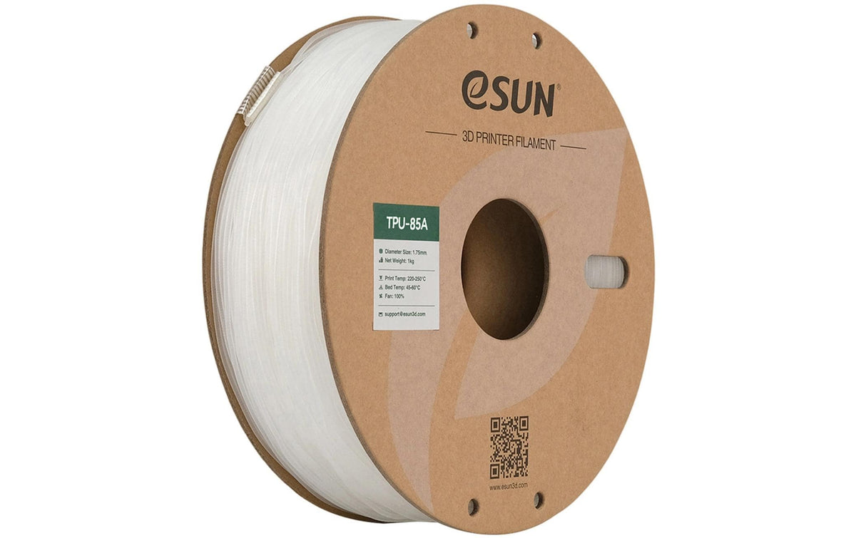 Esun 3D-Drucker-Filament TPU 1,75 mm Transparent, 1 kg