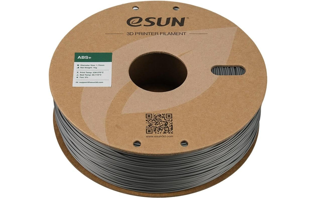 eSUN 3D-Drucker-Filament ABS 1,75 mm Silber, 1 kg – für Bambu Lab P1P/X1, Voron 2.4, Raise3D und andere