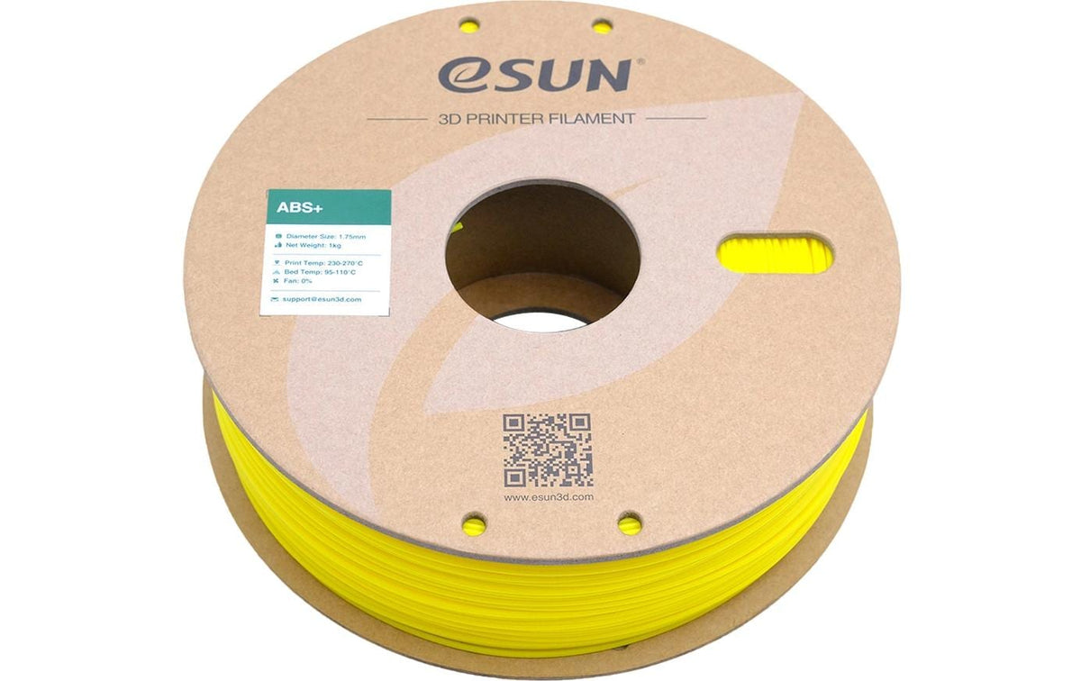 eSUN 3D-Drucker-Filament ABS 1,75 mm Gelb, 1 kg – für Bambu Lab P1P/X1, Voron 2.4, Raise3D und andere