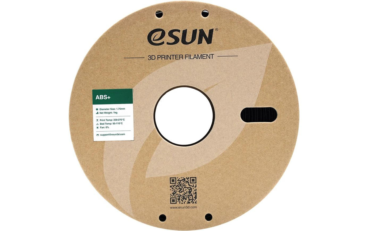 eSUN 3D-Drucker-Filament ABS 1,75 mm Schwarz, 1 kg