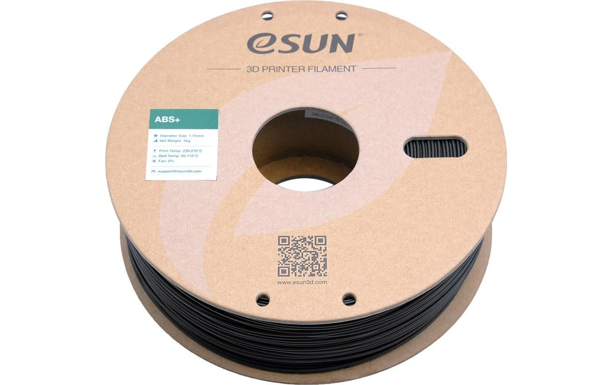 eSUN 3D-Drucker-Filament ABS 1,75 mm Schwarz, 1 kg