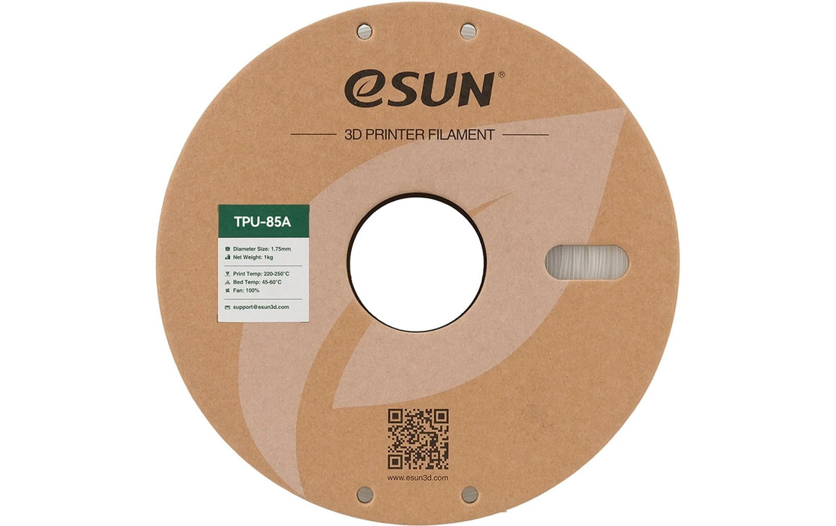 Esun 3D-Drucker-Filament TPU 1,75 mm Transparent, 1 kg