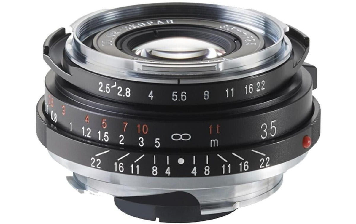 Voigtländer Color-Skopar VM Objektiv – 35 mm f/3.5 – Manuell – für Leica M – Schwarz