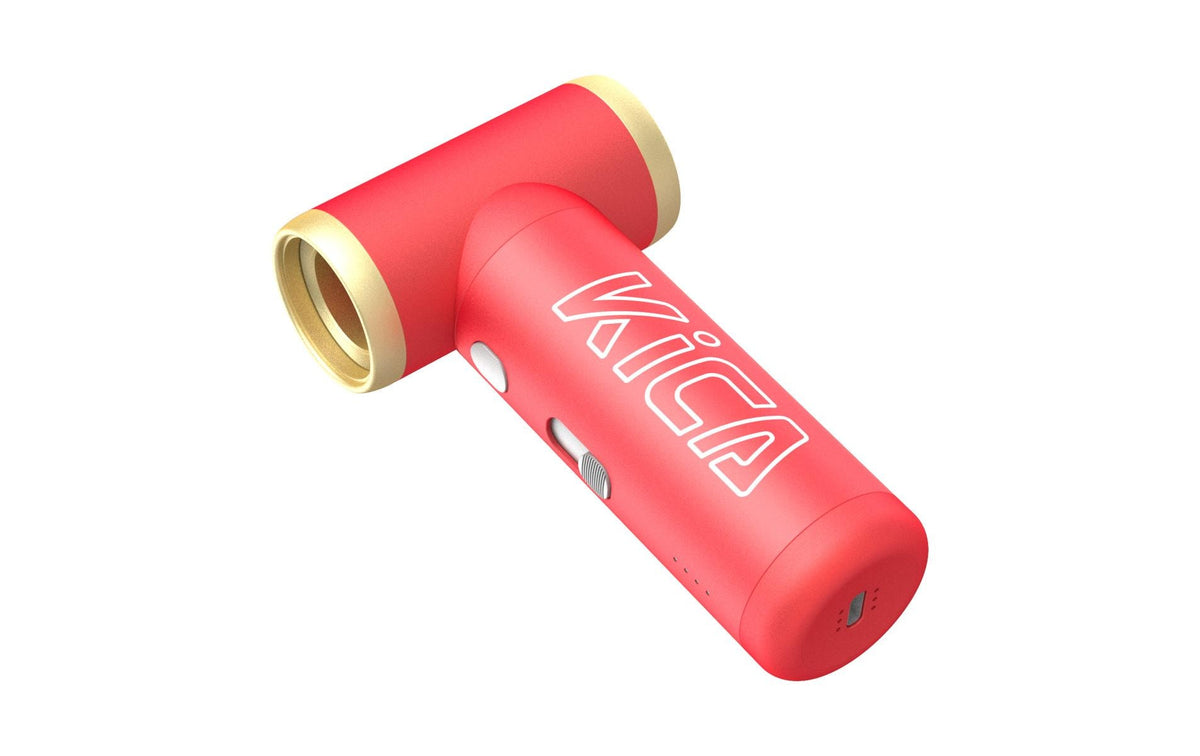 KiCA Akku-Handstaubsauger Jet Fan 2S – 210 min, rot