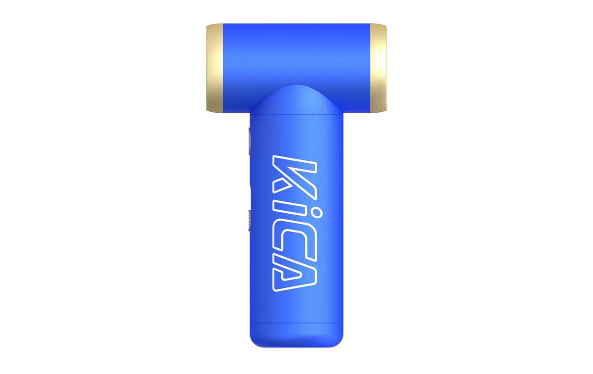 KICA Handventilator Jet Fan 2S Vacuum Kit – 1100 mAh, 3,5 h, Blau