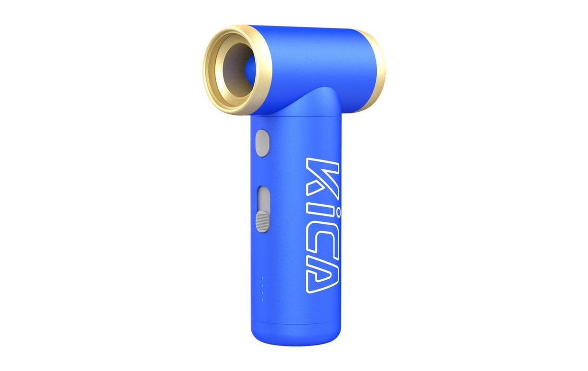 KICA Handventilator Jet Fan 2S Vacuum Kit – 1100 mAh, 3,5 h, Blau