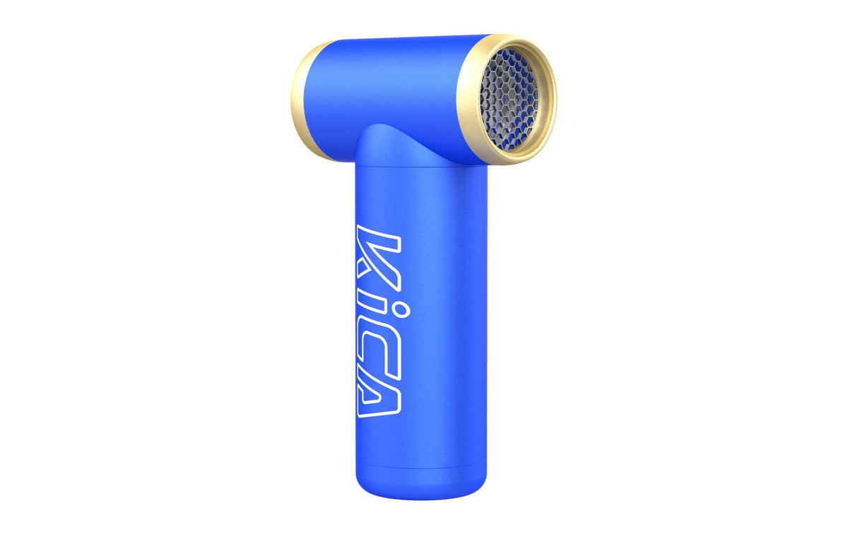 KICA Handventilator Jet Fan 2S Vacuum Kit – 1100 mAh, 3,5 h, Blau