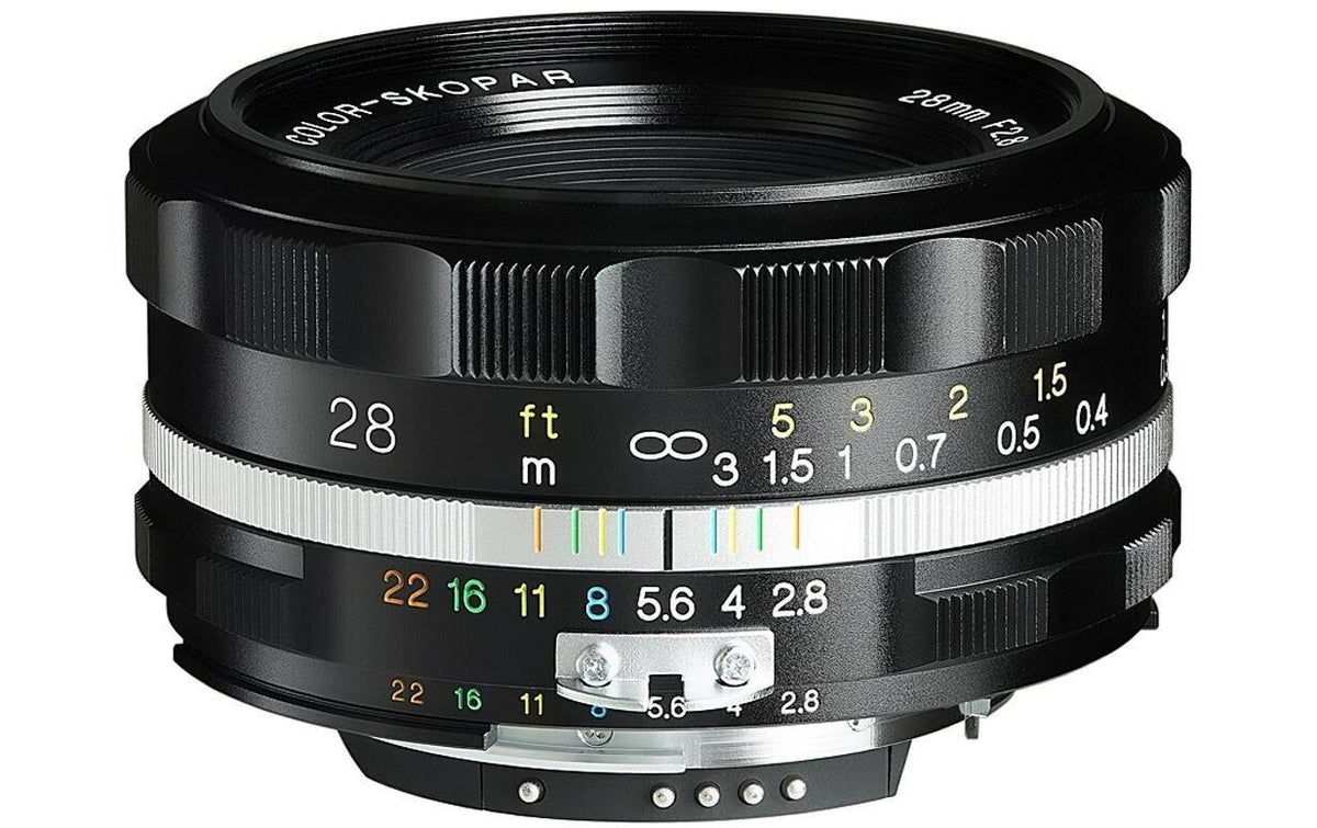 Voigtländer Color-Skopar SLII-S Objektiv – 28 mm f/2.8 – für Nikon F (Ai-S)