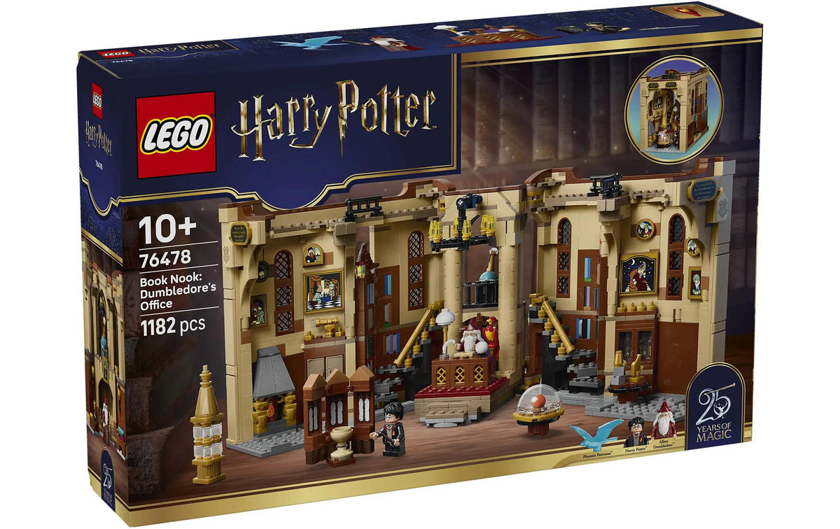 LEGO Harry Potter 3D Puzzle Buchstütze Dumbledore – 1182 Teile – ab 10 Jahren