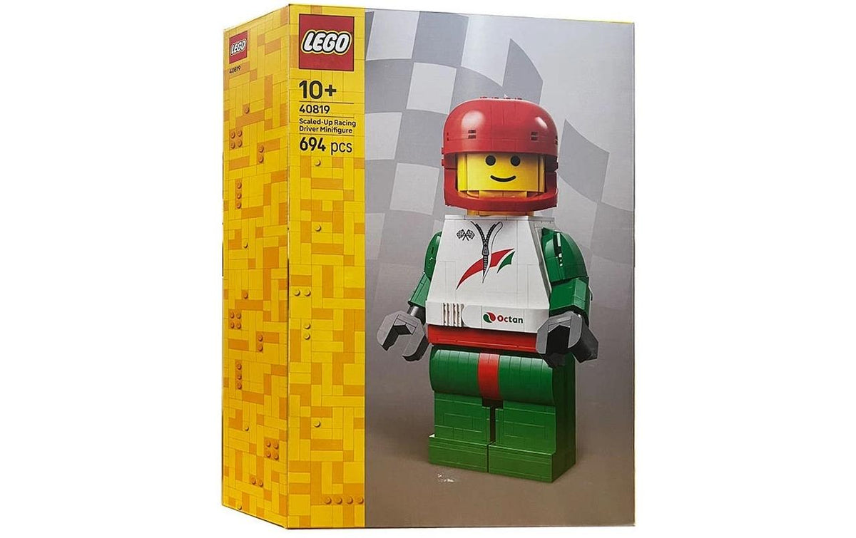 LEGO 3D Puzzle Grosse Rennfahrer-Minifigur – Minifiguren – 694 Teile – 25 cm – ab 10 Jahren