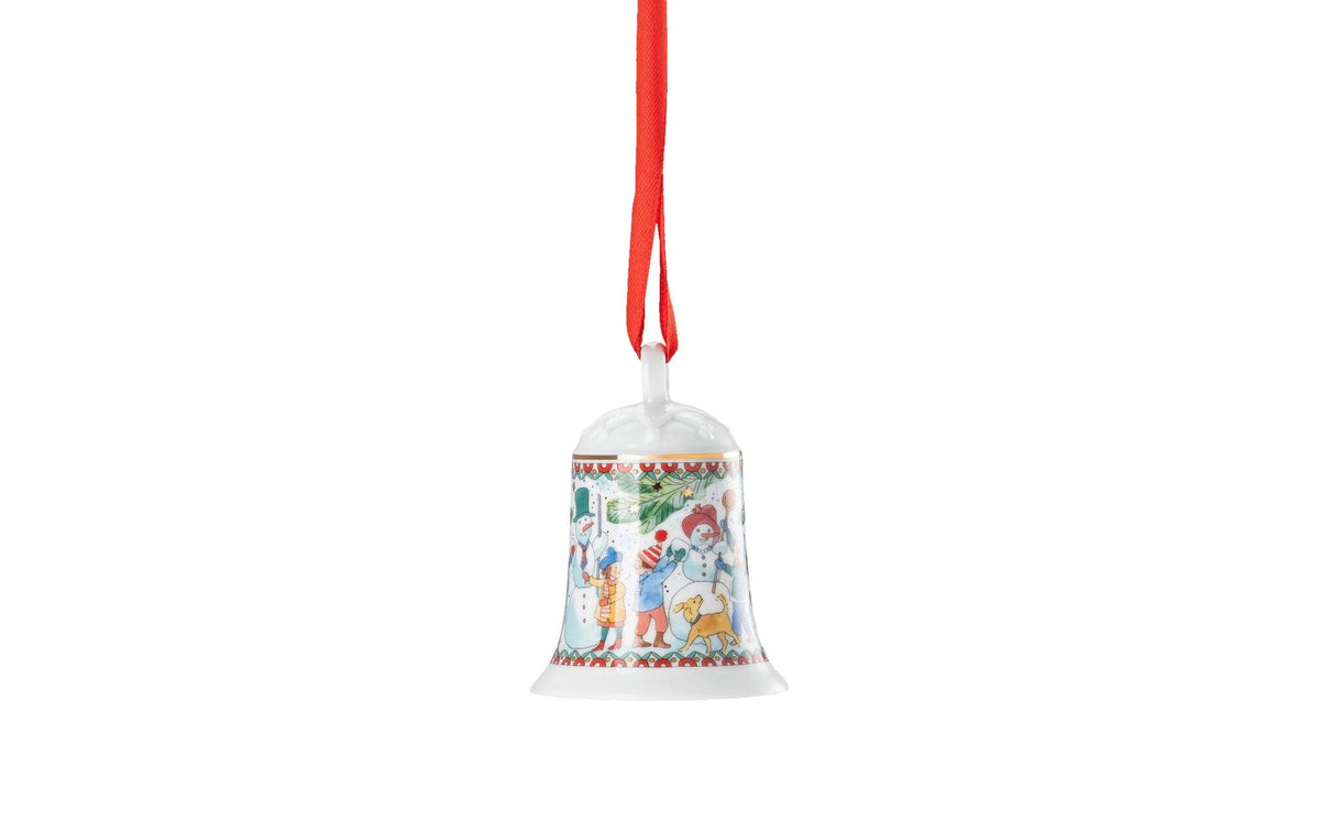 Hutschenreuther Weihnachtsschmuck – Ø 5,3 × 7,5 cm – Porzellan, Mehrfarbig