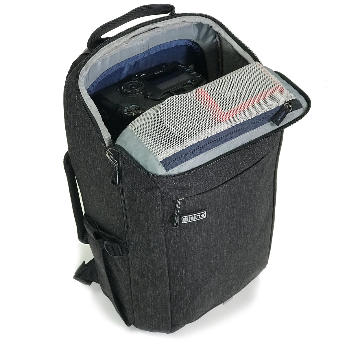 Think Tank BackStory 15 Kamerarucksack – Schwarz – für 16" Notebook, 4 Objektive