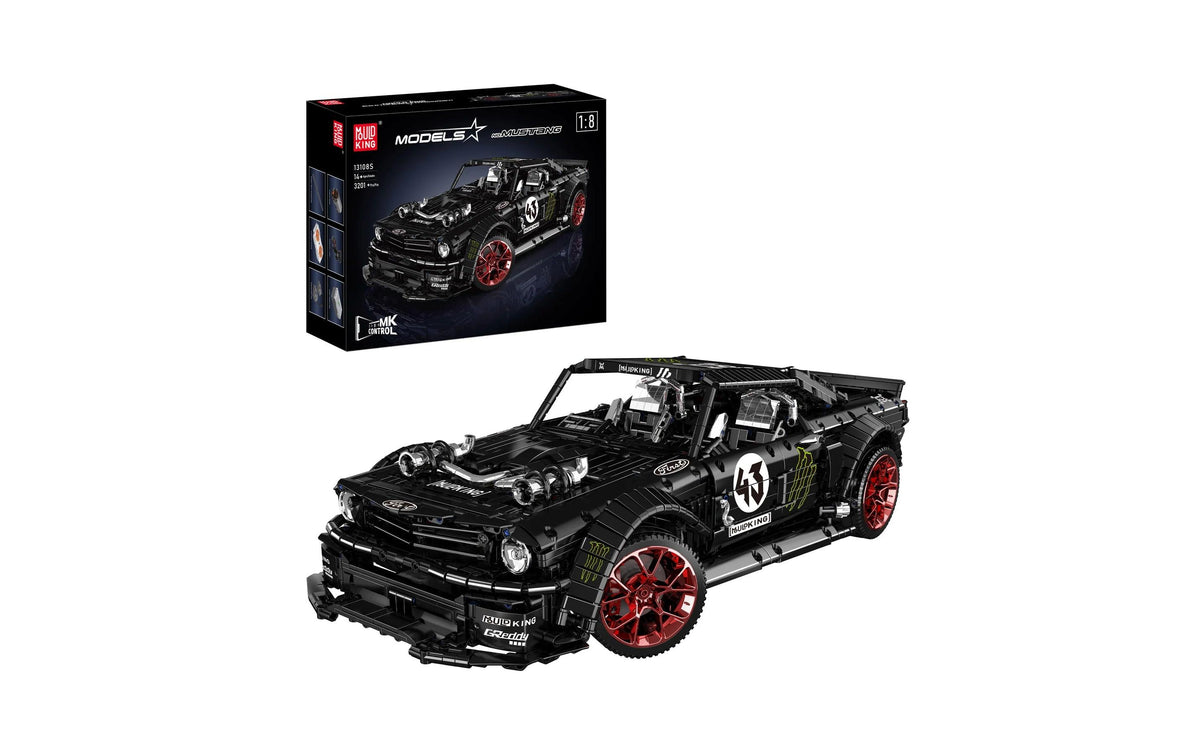 Mould king 3D Puzzle Mustang – 3201 Teile – Kunststoff – 25,8×15×55,4 cm – ab 14 Jahren – schwarz