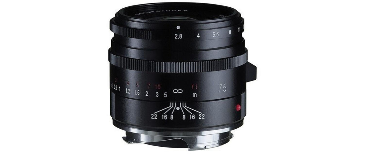 Voigtländer APO-Skopar 75 mm f/2.8 VM Objektiv – Leica M – für Vollformat-Messsucherkameras mit M-Bajonett