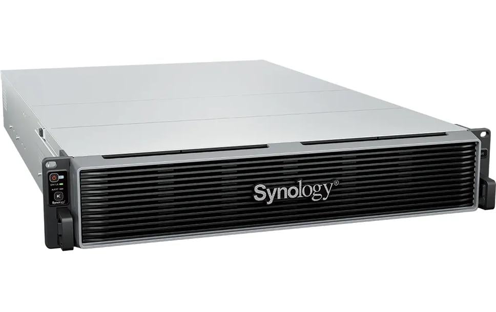 Synology FS6420 – 24-Bay Rack 2U NAS – AMD EPYC 7303, 64 GB RAM, 10GbE, für 2,5" HDD/SSD, SATA/SAS