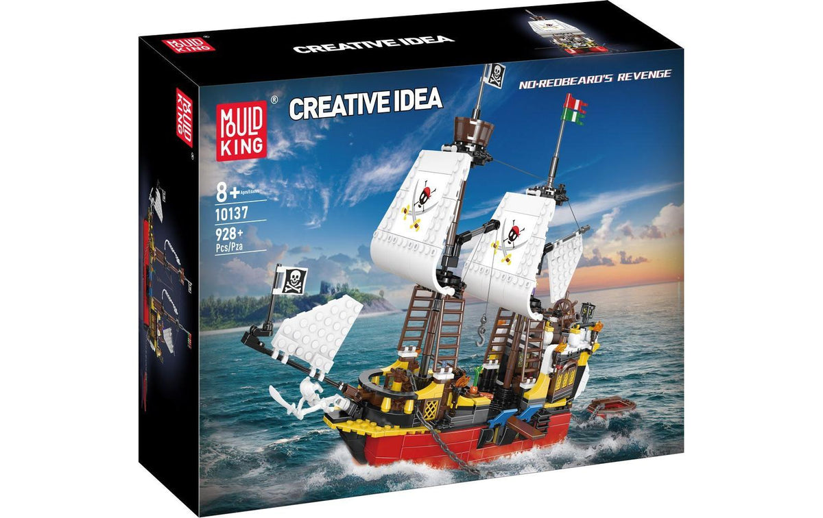 Mould king 3D Puzzle Redbeards Revenge – 928 Teile – 22,3×10×31 cm – ab 8 Jahren – Kunststoff