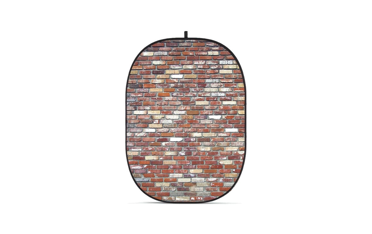 Godox CBA WB0008 Hintergrundtuch – Ziegelmauer, Kunstfaser – 1500 × 2000 mm – mit Tragetasche