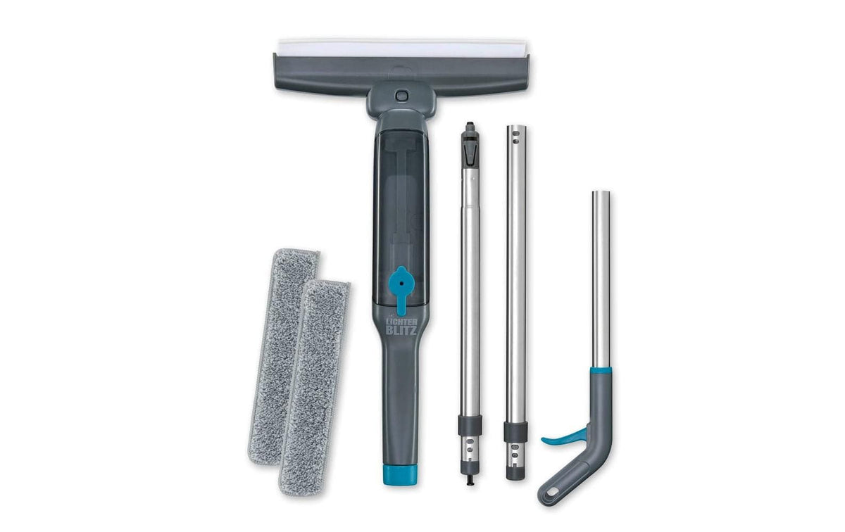 Lichterblitz Wasserabstreifer – Set – Blau/Grau