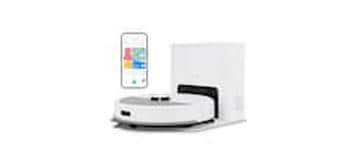 MEDION Saugroboter MD 1100051 – 90 min – für Amazon Alexa/Google Assistant, weiss