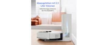 MEDION Saugroboter MD 1100051 – 90 min – für Amazon Alexa/Google Assistant, weiss