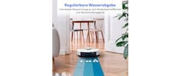 MEDION Saugroboter MD 1100051 – 90 min – für Amazon Alexa/Google Assistant, weiss