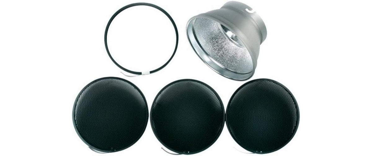 Elinchrom Wabenset 180 mm – rund, Aluminium – für Elinchrom – schwarz