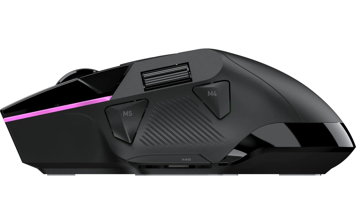 Turtle Beach Command Series MC5 – Gaming-Maus – Kabellos (Bluetooth/2,4 GHz), 30000 DPI, RGB-Beleuchtung, Rechtshänder