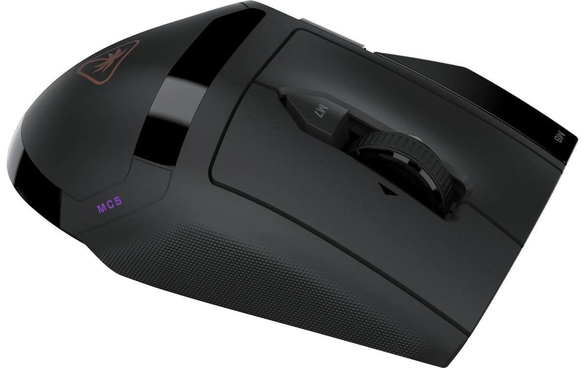 Turtle Beach Command Series MC5 – Gaming-Maus – Kabellos (Bluetooth/2,4 GHz), 30000 DPI, RGB-Beleuchtung, Rechtshänder