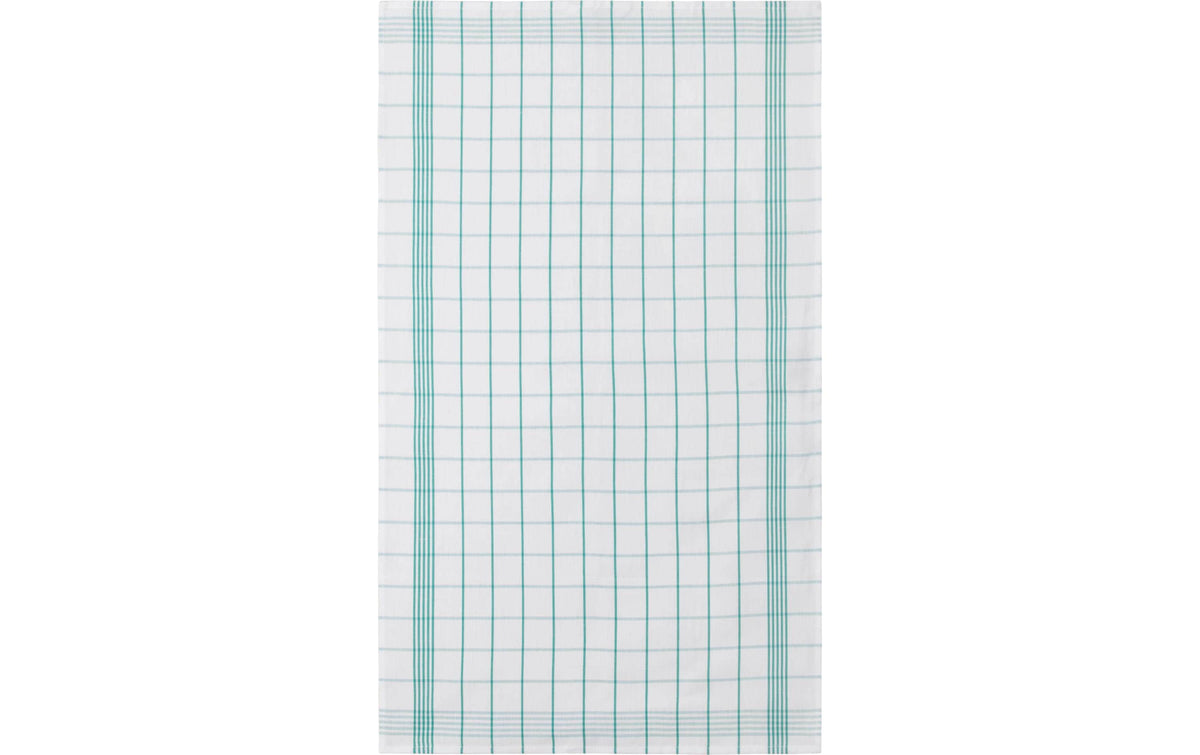 Home fashion Geschirrtücher 3er-Set, 50 × 85 cm, Baumwolle/Leinen, Grün/Weiss