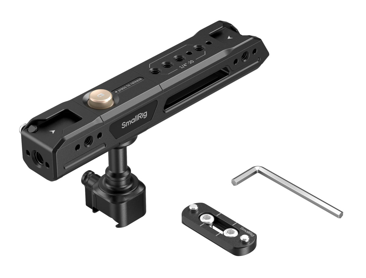 SmallRig 4152 Oberer Griff – drehbar 360° – 1/4"‑20, 3/8"‑16 – Traglast 15 kg – Schwarz