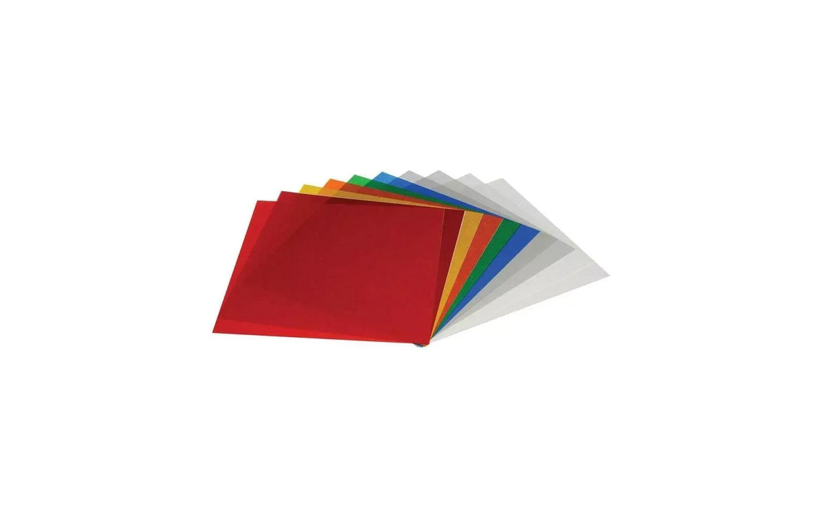 Elinchrom Farbfilter – 210 × 210 mm – 10er-Pack – für 21 cm Reflektor – Mehrfarbig