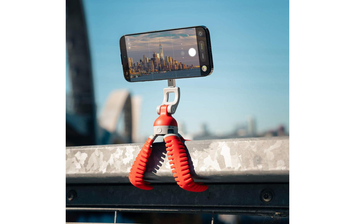 Joby PZ01-RD Mini-Stativ – 16,5 cm – 0,5 kg – 1/4" Gewinde – Saugnapf & Kugelkopf – für Smartphones