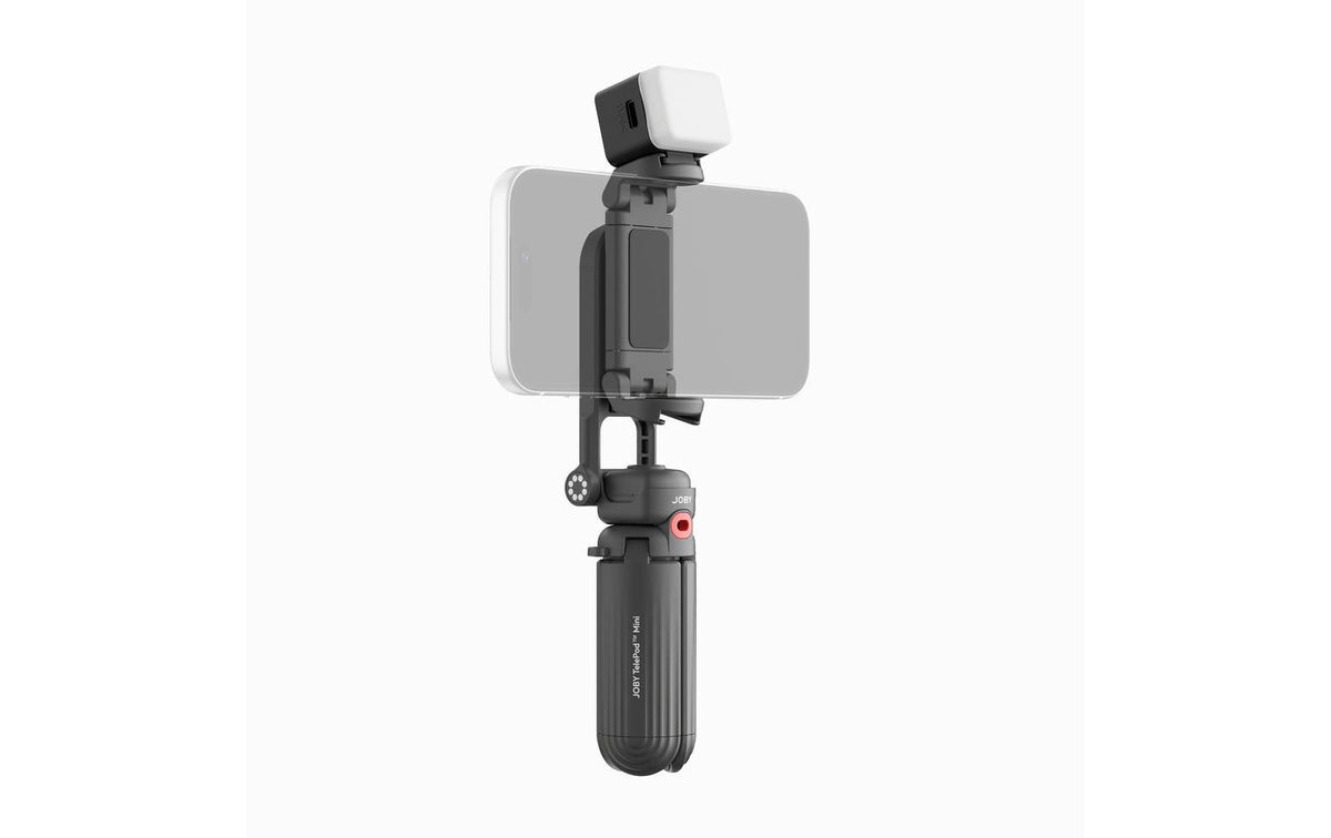 Joby TP02 Tischstativ – 37,5 cm – 0,5 kg Traglast – 1/4" Gewinde – für Smartphones 70–100 mm