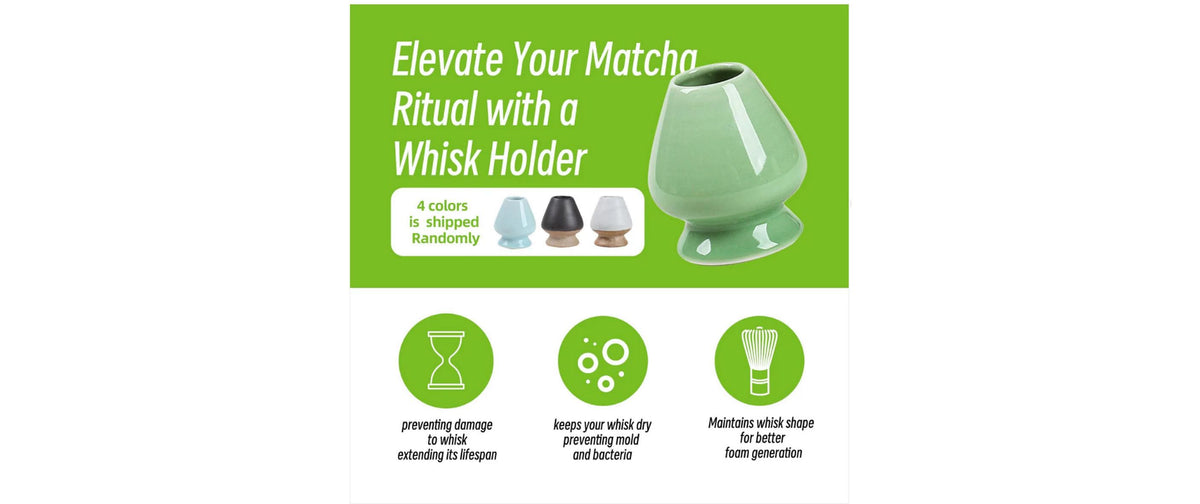 Teanagoo Matcha-Set 4-teilig, Ø 10 × 9 cm, Porzellan, Hellblau