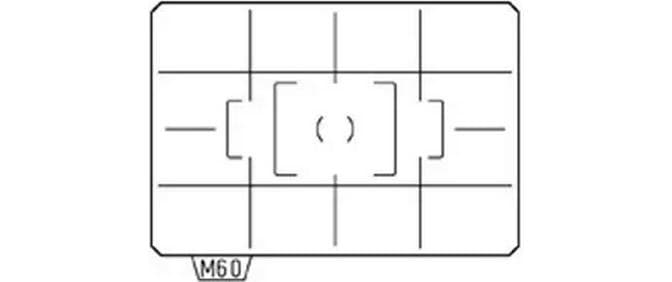 Pentax ML-60 Einstellscheibe – 67 × 55 × 10 mm – für Pentax K-3, K-30, K-5 und andere – Transparent