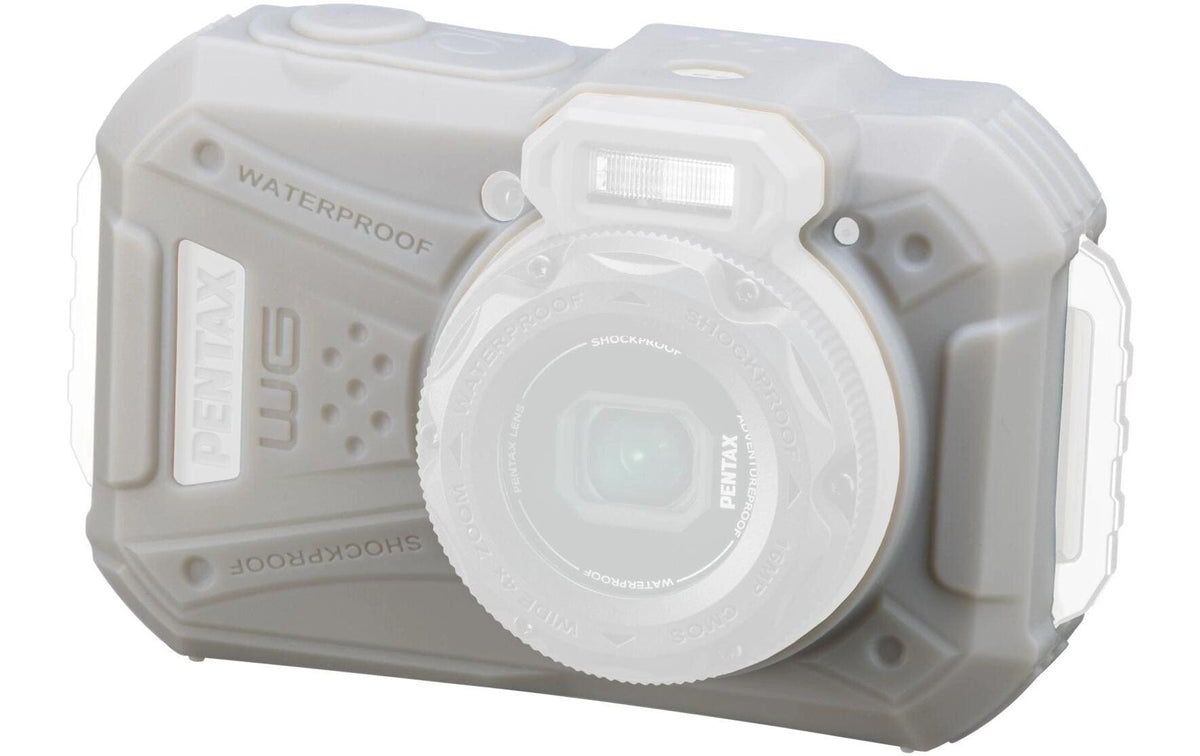 Pentax O-CC180 Schutzhülle – Silikon – 180 × 250 × 50 mm – Grau/Transparent