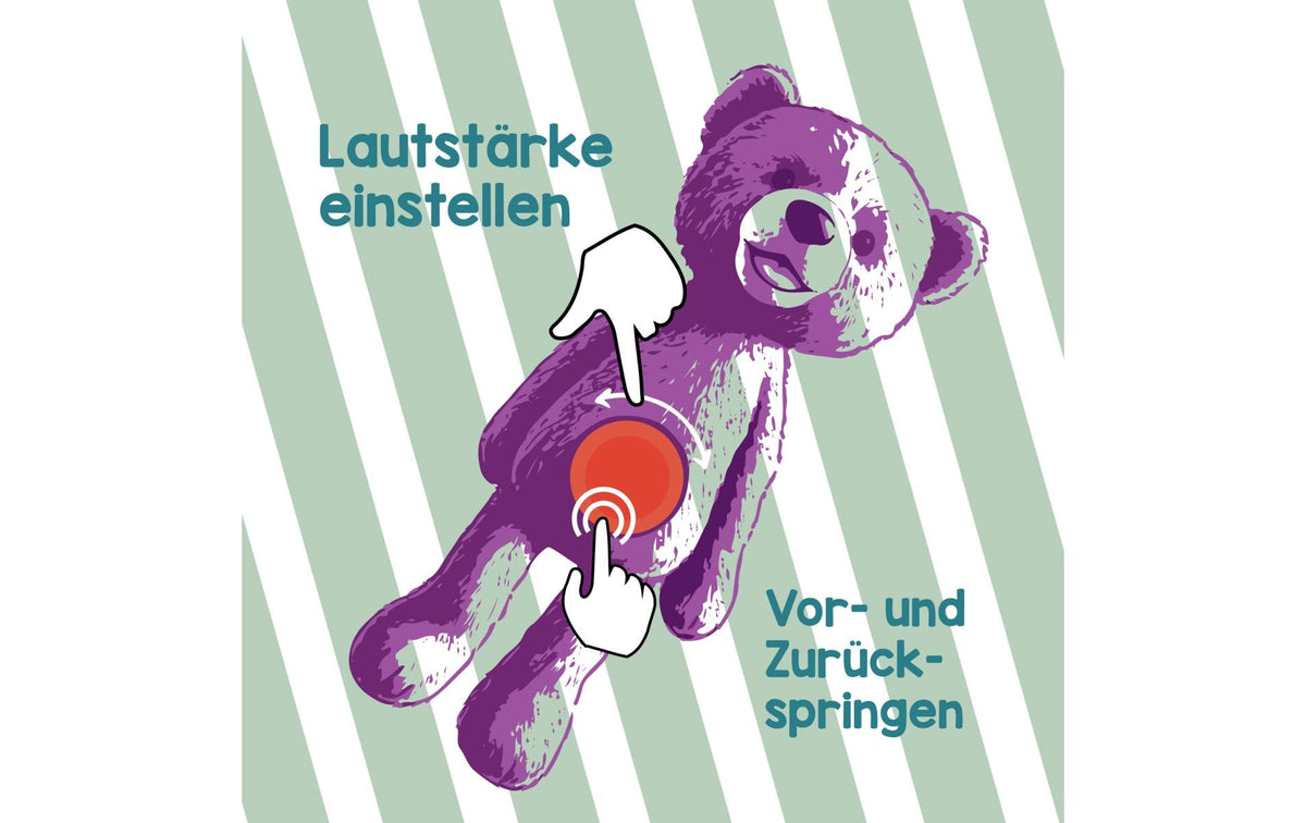 Kekz Theodore KekzBär Audiobox – Hi-Res-Player, 3 h Hörbuch – Beige